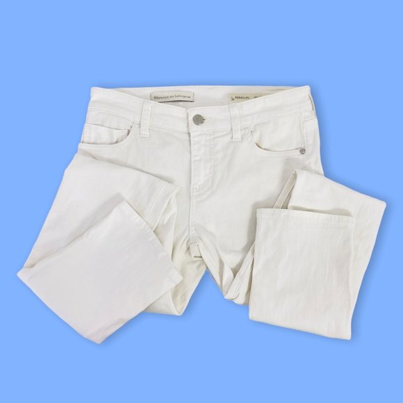 Pilcro and the Letterpress Parallel White Jeans - Picture 2 of 11